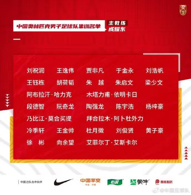 kaiyun应用-国奥集训名单：乃比江艾菲尔丁领衔 17岁小将入选